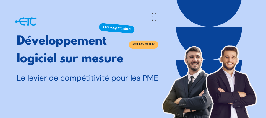 Développement logiciel sur mesure : le levier de compétitivité pour les PME